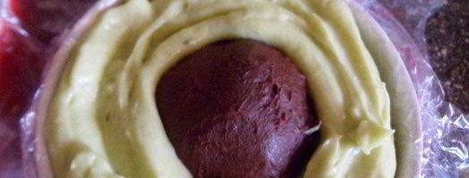 мусс из авокадо с клубникой и шоколадом. Шаг 12