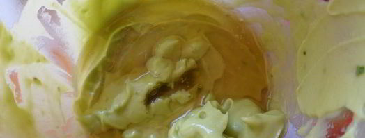 мусс из авокадо с клубникой и шоколадом. Шаг 5