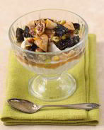 Мусс из каштанов с инжиром и фисташками