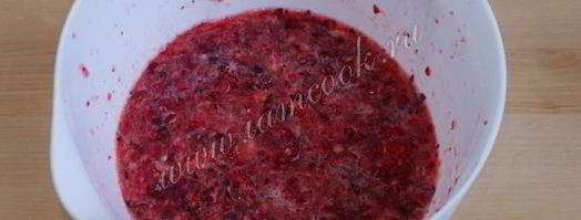 мусс из клюквы с манкой. Шаг 6