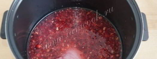 мусс из клюквы с манкой. Шаг 8