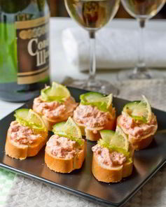 Мусс из малосольного лосося