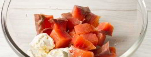 мусс из малосольного лосося. Шаг 3