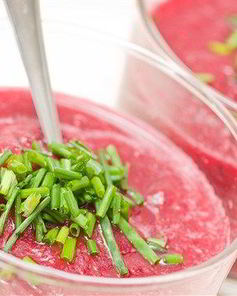 Мусс из свеклы с бальзамическим уксусом