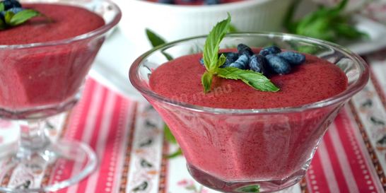 Мусс из жимолости