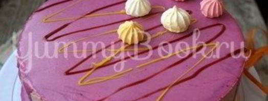 муссовый клубничный торт. Шаг 17