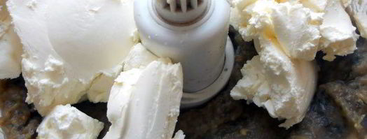 паста ракушки с творожно-баклажановым муссом. Шаг 5