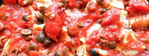 паста ракушки с творожно-баклажановым муссом. Шаг 9