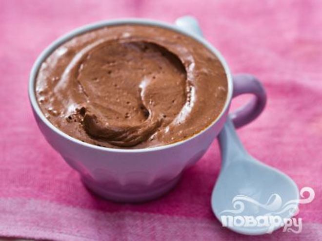 Рецепт шоколадного мусса из творога