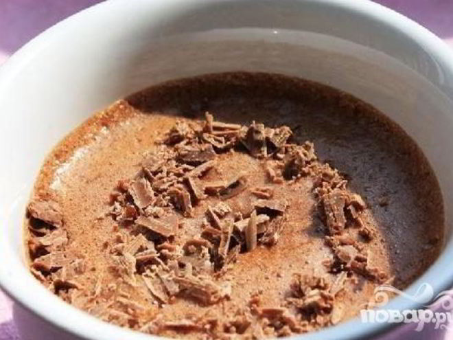 Рецепт шоколадного мусса с коньяком