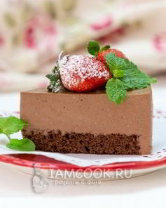 Шоколадный муссовый торт