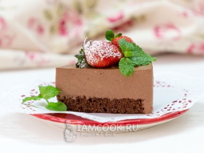 Рецепт шоколадного муссового торта
