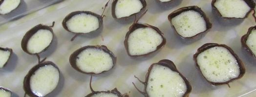 шоколадные конфеты с персиковым муссом. Шаг 9