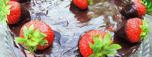 торт-мусс клубника в шоколаде. Шаг 19