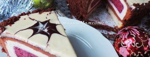 торт-мусс новогодняя фантазия. Шаг 22