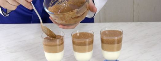 трехцветный шоколадный мусс. Шаг 5