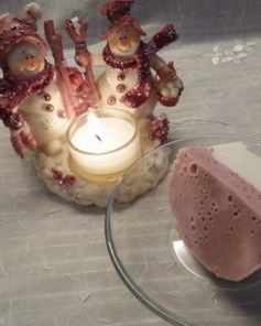 Творожный мусс с брусникой