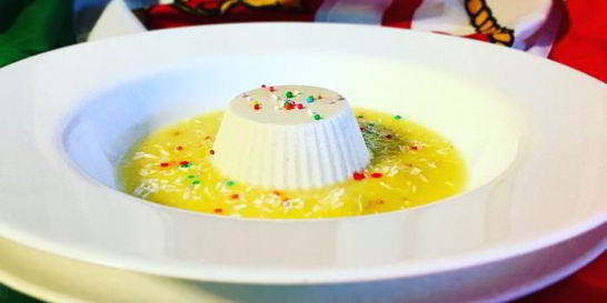 Панна котта Пина колада