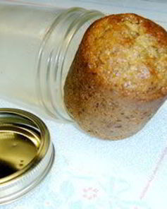 Банановый кулич в банке