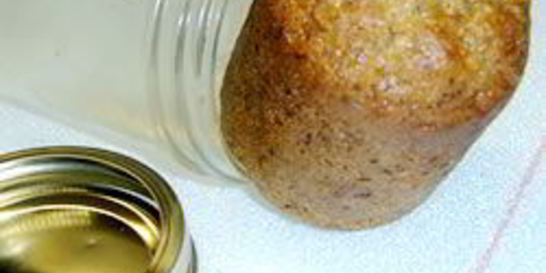 Банановый кулич в банке