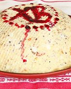 Боярская пасха из творога, орехов и сухофруктов