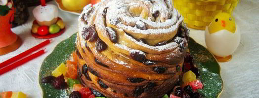 кружевной пасхальный кулич. Шаг 16