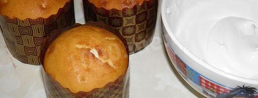 кулич простой легкий без дрожжей. Шаг 11