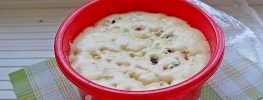 кулич с вяленой вишней и миндалем. Шаг 15