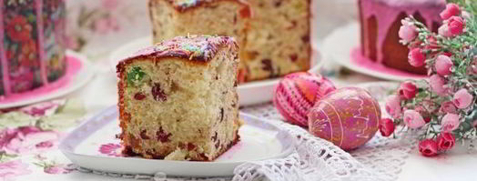 кулич с вяленой вишней и миндалем. Шаг 21