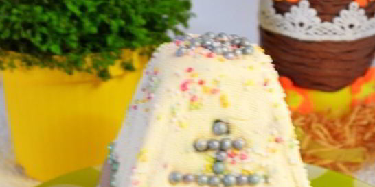 Пасха ореховая на заварных сливках