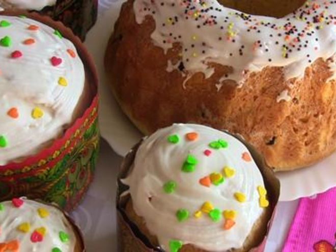 Рецепт пасхального кулича с миндалем изюмом и лимоном