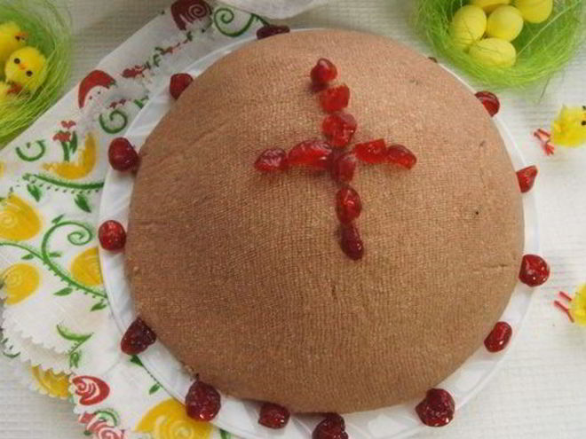 Рецепт шоколадной пасхи