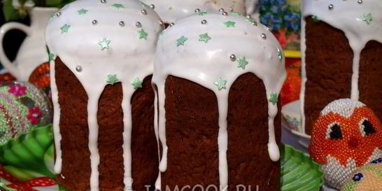 Шоколадный кулич