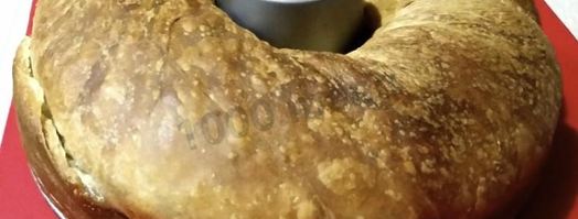 штрудель к пасхальному столу из слоеного теста. Шаг 12