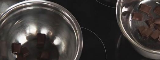 рисовый пудинг на кокосовом молоке с карамелизированными яблоками и шоколадом. Шаг 4