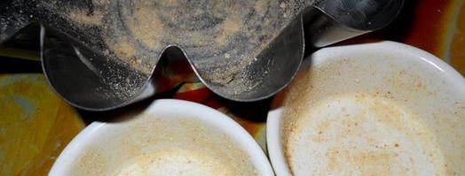 рыбный пудинг со шпинатом под соусом. Шаг 8