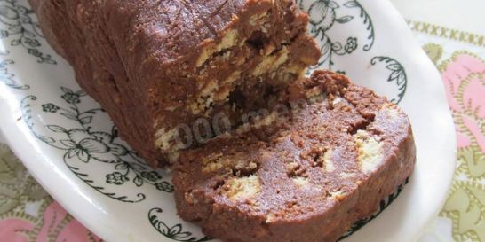 Домашний Щербет из печенья с изюмом