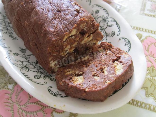 Рецепт домашнего щербета из печенья с изюмом