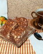 Домашний щербет с дробленым арахисом