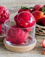 Клубничный щербет