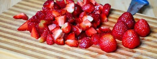 мороженое домашний клубничный щербет из йогурта. Шаг 3