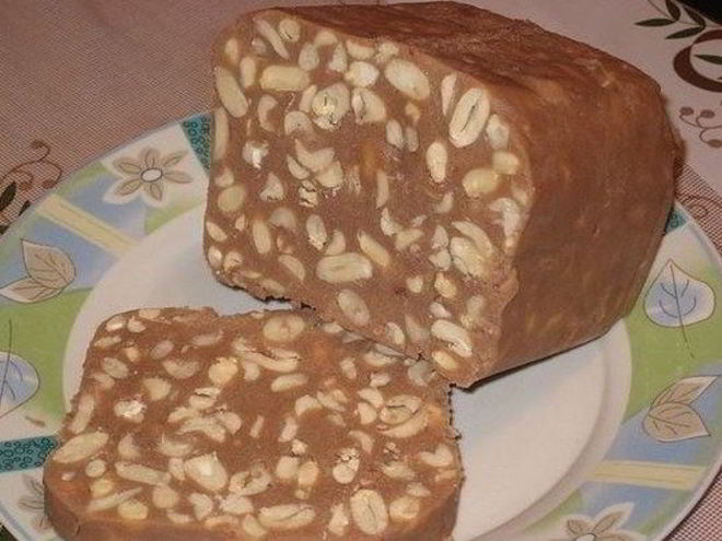 Рецепт щербета с арахисом