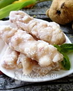 Сметанный щербет с арахисом