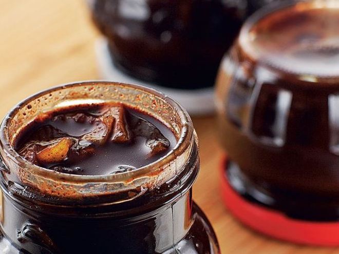 Рецепт шоколадного конфитюра с ананасами