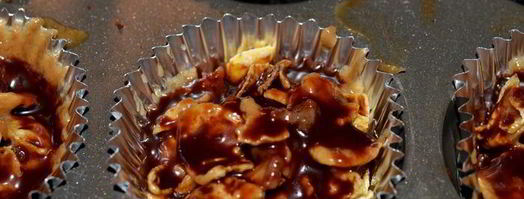 сладкий десерт с шоколадом и беконом. Шаг 5