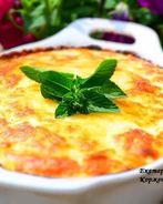 Кабачковое суфле под сырной корочкой