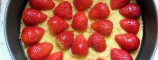 клубничный торт-суфле поцелуй. Шаг 10