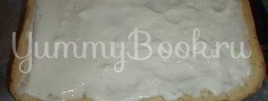 рулет с нежным — суфле кремом. Шаг 4