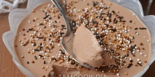 Шоколадно-кофейное суфле