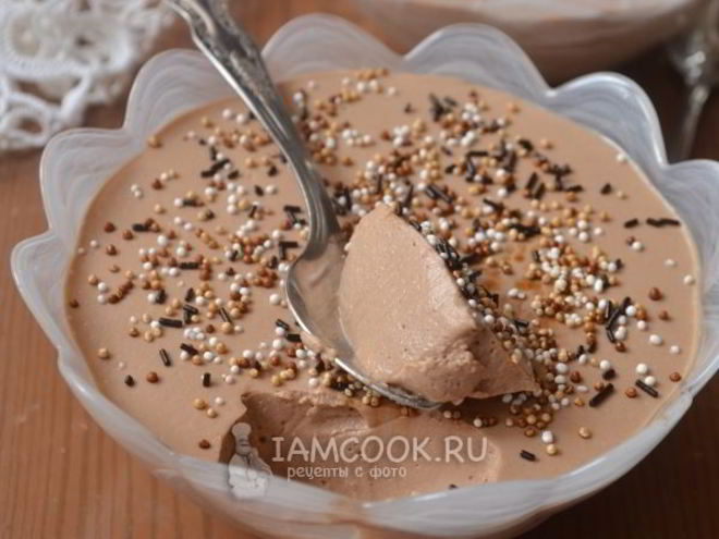 Рецепт шоколадна-кофейного суфле